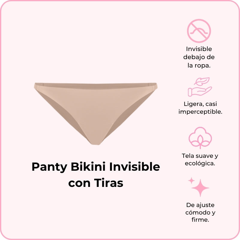 Panty Bikini Invisible con Tiras