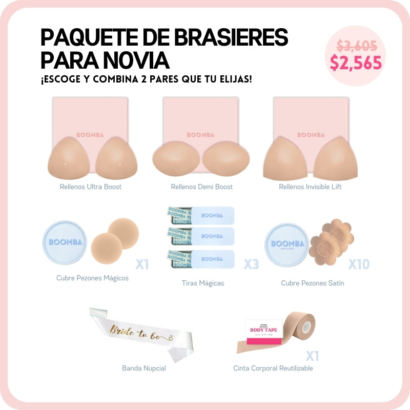 Paquete de Brasieres para Novia