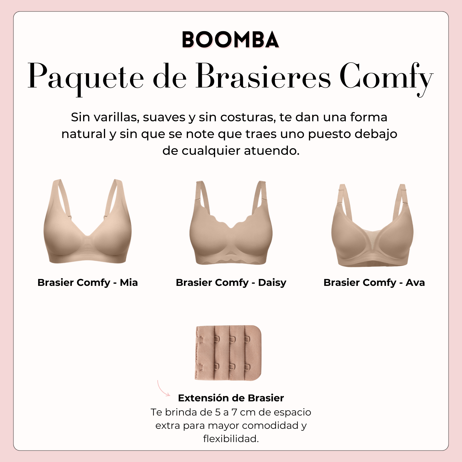 Paquete de Brasieres Comfy (Pídelo ya, se envía el 24 de febrero)