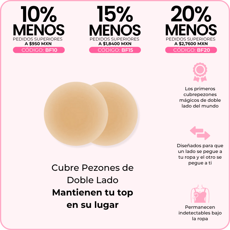 Cubre Pezones Mágicos de Doble Lado