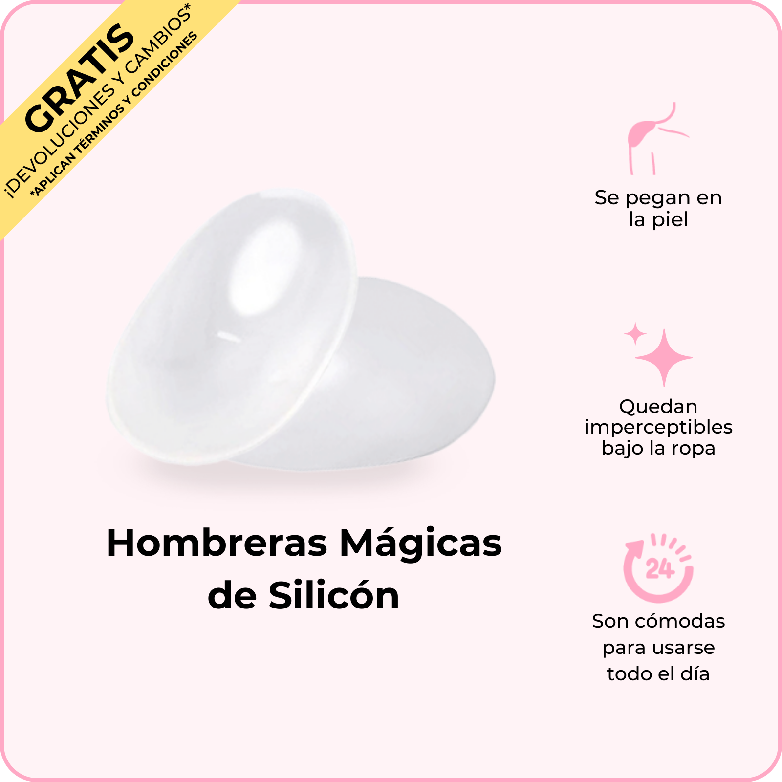 Hombreras Mágicas de Silicón