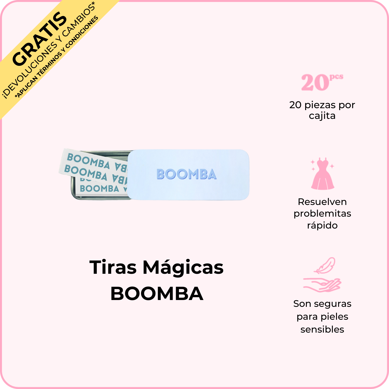 Tiras Mágicas BOOMBA