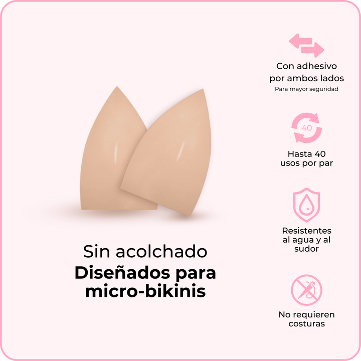 Rellenos Micro Lift (Dos Pares) - beige