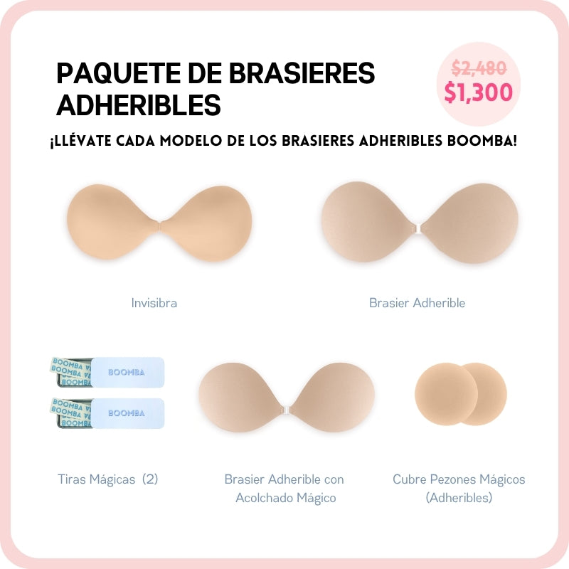 Paquete de Brasieres Adheribles